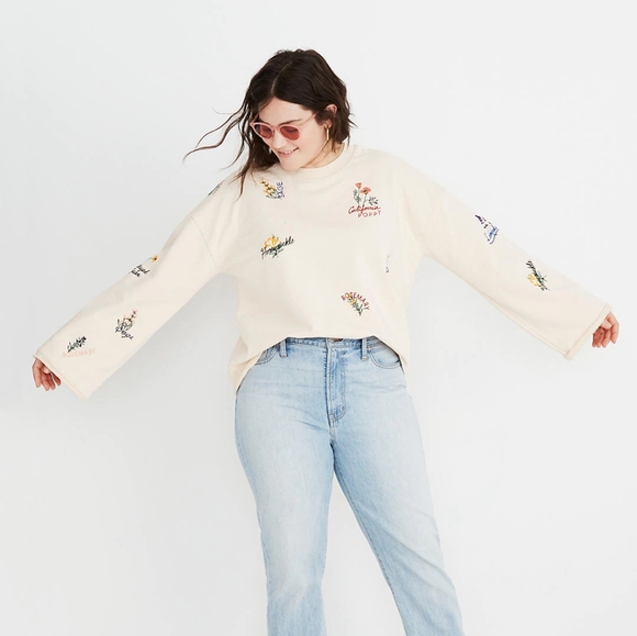 Madewell Botanical Embroidered 